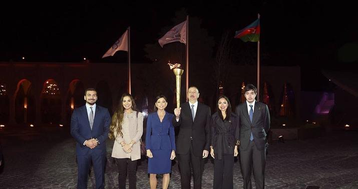 Leyla Əliyevadan Bakı-2015-ə dəstək – FOTO